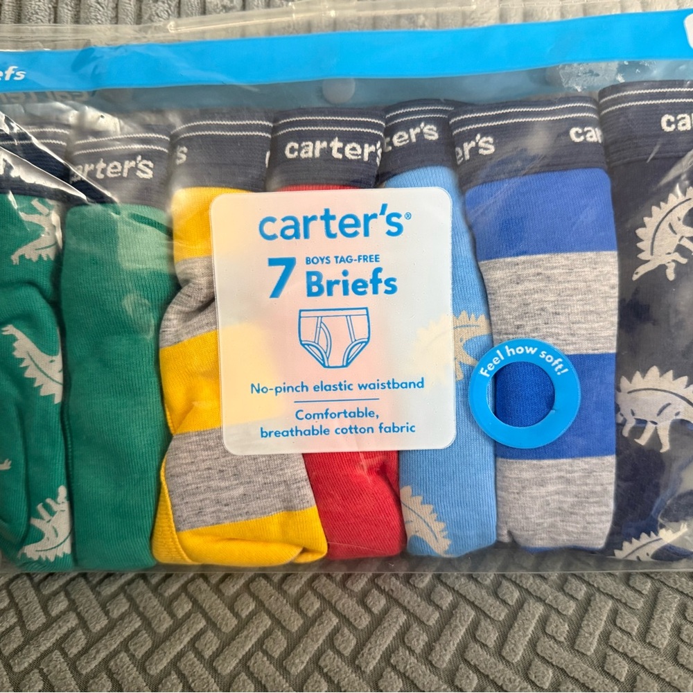 Carter's Boys Briefs 7-Pack - Multicolor - Picture 2 of 7